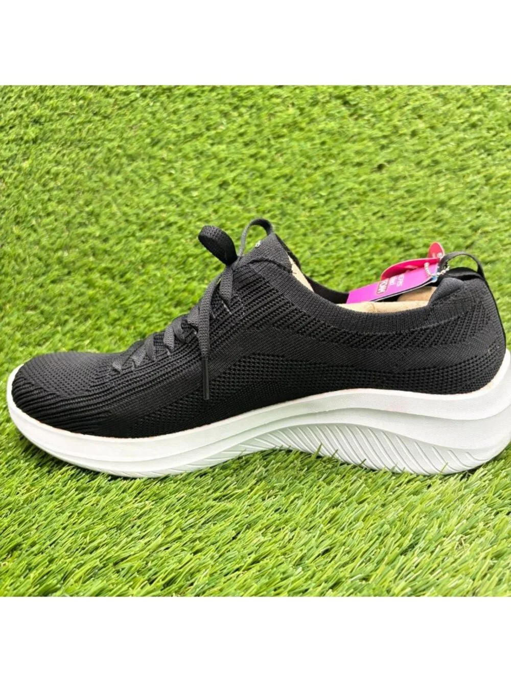 Skechers Ultra Flex 3.0 Big Plan Womens Size 11 Black Running Shoes Sneakers